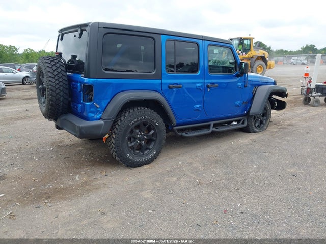Aukcja sprzedaży 2021 Jeep Wrangler Unlimited Willys 4x4, vin: 1C4HJXDGXMW812800, numer aukcji: 45210004