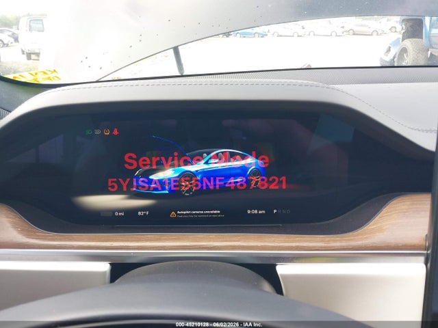 Aukcja sprzedaży 2022 Tesla Model S Dual Motor All-wheel Drive, vin: 5YJSA1E55NF487821, numer aukcji: 45210128