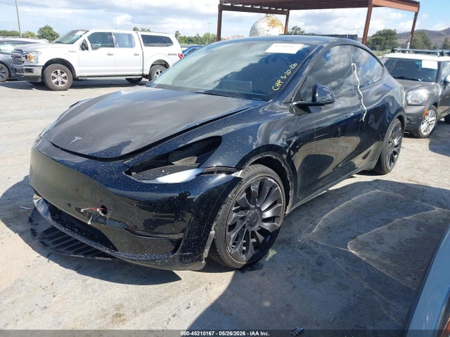 2023 Tesla Model Y Performance Dual Motor All-wheel Drive მანქანა იყიდება აუქციონზე, vin: 7SAYGDEF6PF746065, აუქციონის ნომერი: 45210167