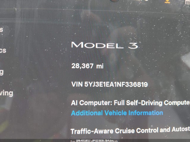 Tesla Model 3 Rear-wheel Drive 2022 5YJ3E1EA1NF336819 Image 14