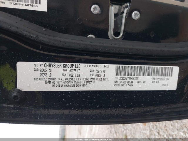 Chrysler 300C 2014 2C3CCAET2EH167531 Image 9