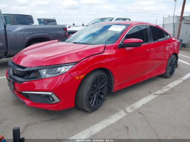 45210250 :رقم المزاد ، 2HGFC2F68MH554141 vin ، 2021 Honda Civic Lx مزاد بيع