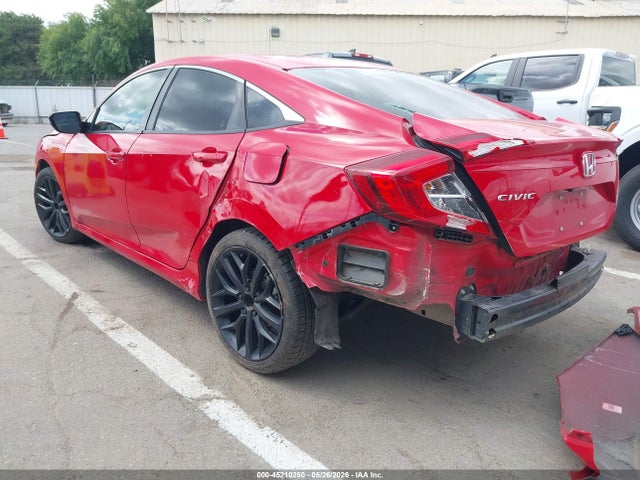 45210250 :رقم المزاد ، 2HGFC2F68MH554141 vin ، 2021 Honda Civic Lx مزاد بيع