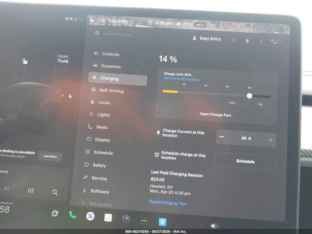Продаж на аукціоні авто 2023 Tesla Model Y Performance Dual Motor All-wheel Drive, vin: 7SAYGDEF2PF863870, номер лоту: 45210255
