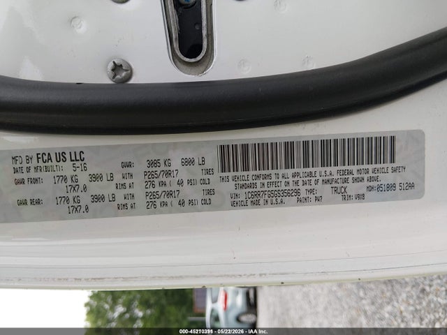 Aukcja sprzedaży 2016 Ram 1500 Tradesman, vin: 1C6RR7FG5GS356296, numer aukcji: 45210391