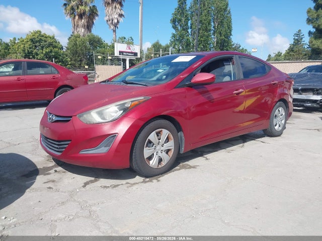 2016 Hyundai Elantra Se მანქანა იყიდება აუქციონზე, vin: 5NPDH4AEXGH691837, აუქციონის ნომერი: 45210472