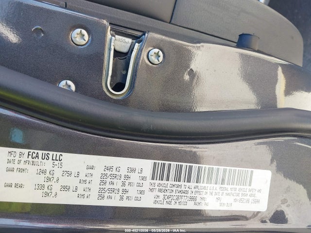 Продажа на аукционе авто 2015 Dodge Journey Crossroad, vin: 3C4PDCGB7FT719866, номер лота: 45210556