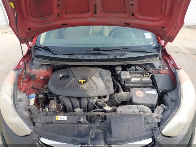 2013 Hyundai Elantra Gls მანქანა იყიდება აუქციონზე, vin: KMHDH4AE0DU500343, აუქციონის ნომერი: 45210557