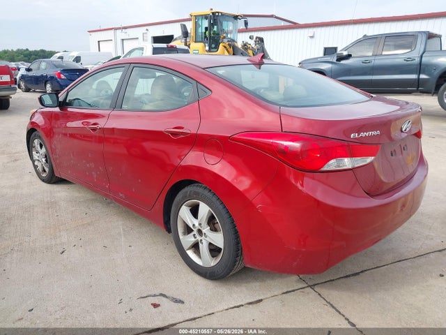 2013 Hyundai Elantra Gls მანქანა იყიდება აუქციონზე, vin: KMHDH4AE0DU500343, აუქციონის ნომერი: 45210557