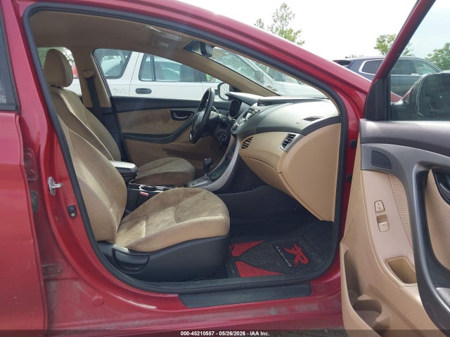 2013 Hyundai Elantra Gls მანქანა იყიდება აუქციონზე, vin: KMHDH4AE0DU500343, აუქციონის ნომერი: 45210557