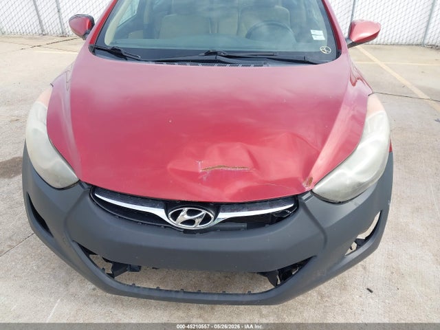 2013 Hyundai Elantra Gls მანქანა იყიდება აუქციონზე, vin: KMHDH4AE0DU500343, აუქციონის ნომერი: 45210557