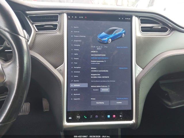 Aukcja sprzedaży 2014 Tesla Model S, vin: 5YJSA1S10EFP43493, numer aukcji: 45210667