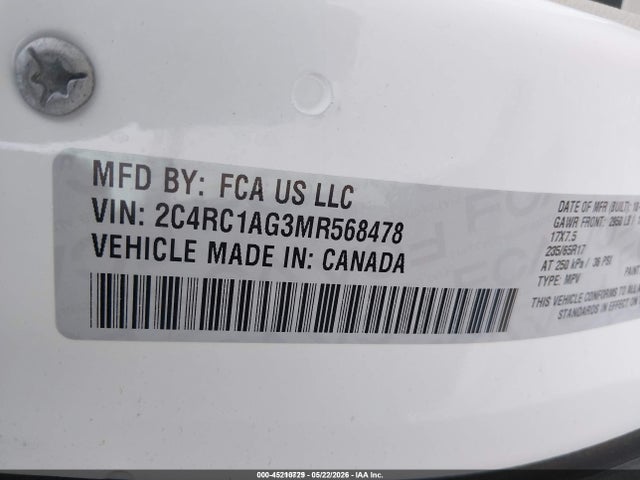 Chrysler Voyager L 2021 2C4RC1AG3MR568478 Image 9
