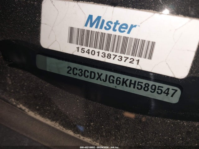 Aukcja sprzedaży 2019 Dodge Charger Sxt Awd, vin: 2C3CDXJG6KH589547, numer aukcji: 45210892