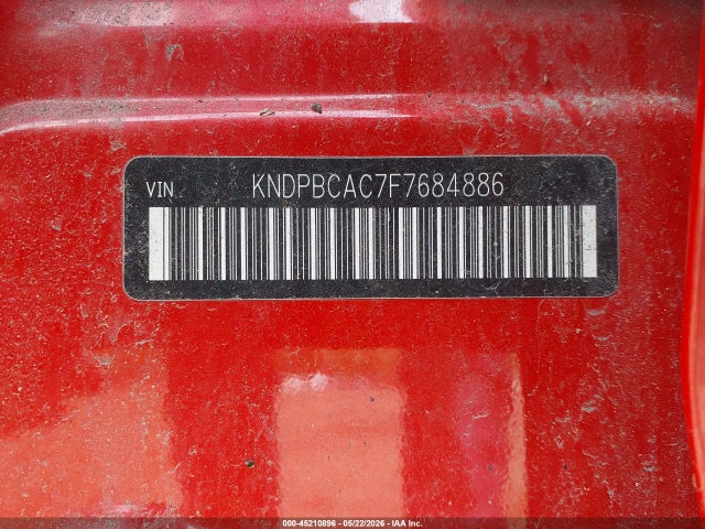 45210896 :رقم المزاد ، KNDPBCAC7F7684886 vin ، 2015 Kia Sportage Lx مزاد بيع