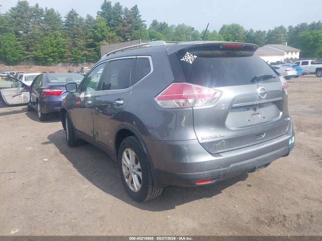 2015 Nissan Rogue Sv მანქანა იყიდება აუქციონზე, vin: KNMAT2MV3FP565338, აუქციონის ნომერი: 45210968
