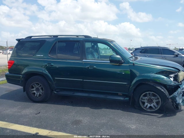 2003 Toyota Sequoia Limited V8 მანქანა იყიდება აუქციონზე, vin: 5TDZT38A33S177835, აუქციონის ნომერი: 45211051