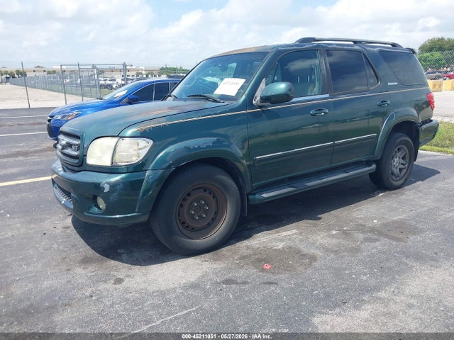 2003 Toyota Sequoia Limited V8 მანქანა იყიდება აუქციონზე, vin: 5TDZT38A33S177835, აუქციონის ნომერი: 45211051
