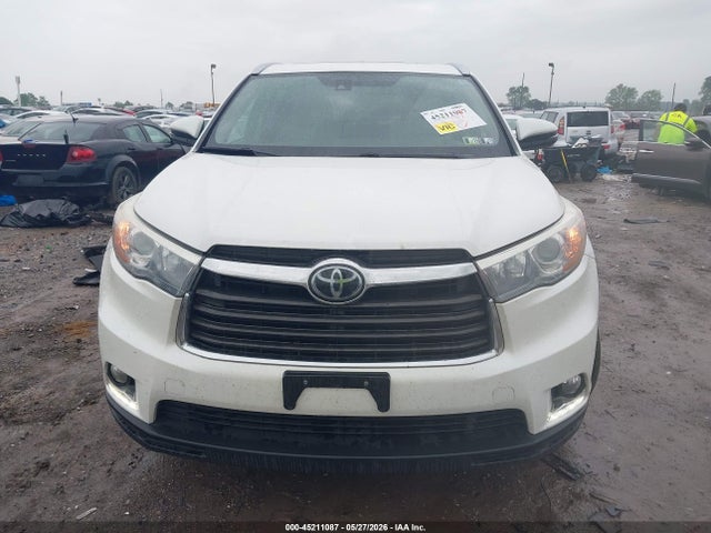 Продажа на аукционе авто 2015 Toyota Highlander Limited V6, vin: 5TDDKRFH7FS161643, номер лота: 45211087