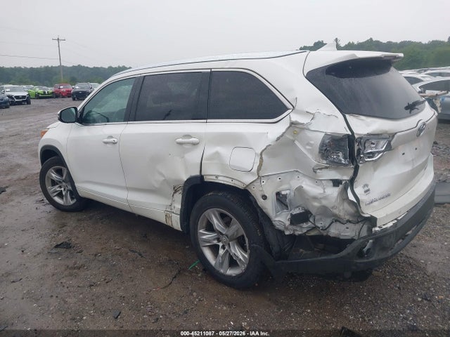 Продажа на аукционе авто 2015 Toyota Highlander Limited V6, vin: 5TDDKRFH7FS161643, номер лота: 45211087