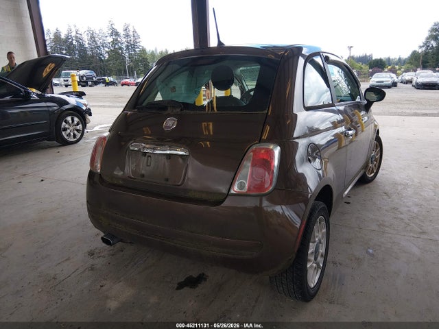 2012 Fiat 500 Pop მანქანა იყიდება აუქციონზე, vin: 3C3CFFAR4CT277614, აუქციონის ნომერი: 45211131