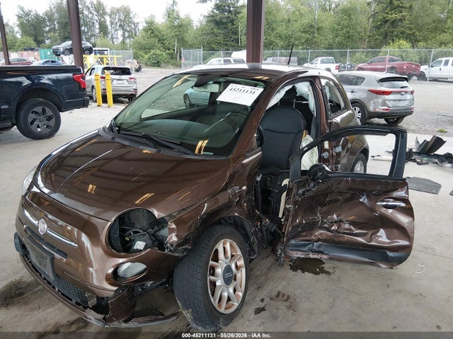 2012 Fiat 500 Pop მანქანა იყიდება აუქციონზე, vin: 3C3CFFAR4CT277614, აუქციონის ნომერი: 45211131