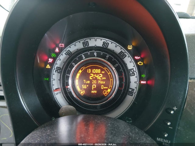2012 Fiat 500 Pop მანქანა იყიდება აუქციონზე, vin: 3C3CFFAR4CT277614, აუქციონის ნომერი: 45211131
