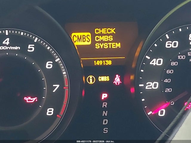 45211179 :رقم المزاد ، 2HNYD2H69DH511410 vin ، 2013 Acura Mdx Advance Package مزاد بيع
