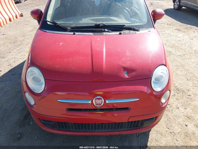 45211310 :رقم المزاد ، 3C3CFFAR7DT709484 vin ، 2013 Fiat 500 Pop مزاد بيع