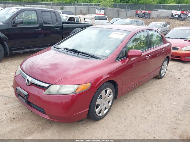 2008 Honda Civic Lx მანქანა იყიდება აუქციონზე, vin: 2HGFA15558H509480, აუქციონის ნომერი: 45211368