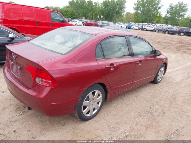 2008 Honda Civic Lx მანქანა იყიდება აუქციონზე, vin: 2HGFA15558H509480, აუქციონის ნომერი: 45211368