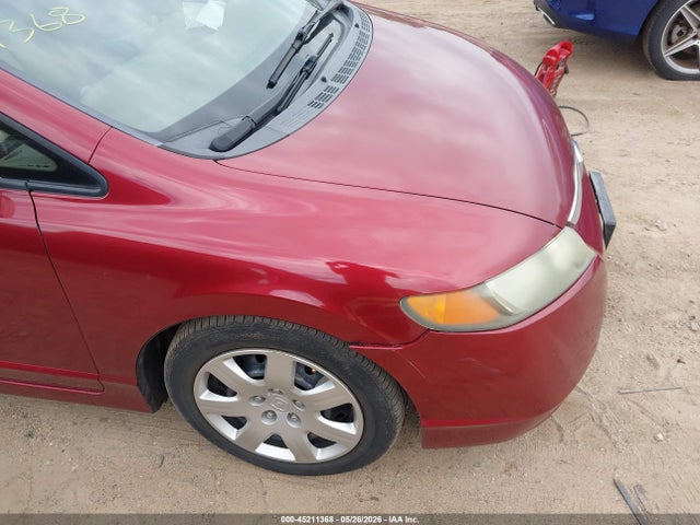 2008 Honda Civic Lx მანქანა იყიდება აუქციონზე, vin: 2HGFA15558H509480, აუქციონის ნომერი: 45211368