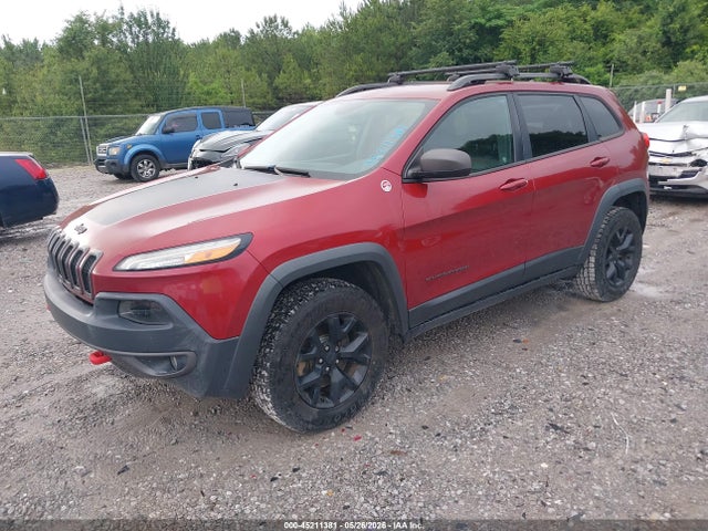 2016 Jeep Cherokee Trailhawk მანქანა იყიდება აუქციონზე, vin: 1C4PJMBS1GW120799, აუქციონის ნომერი: 45211381