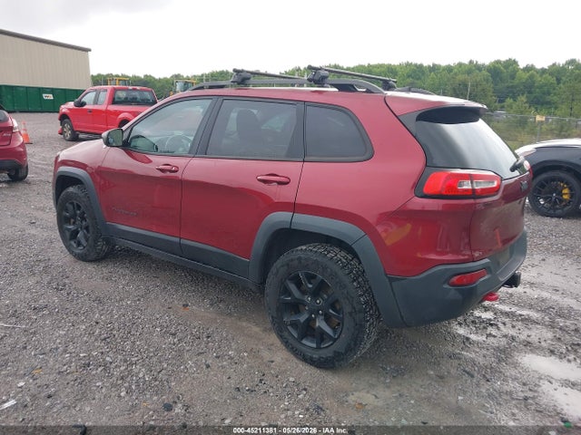 2016 Jeep Cherokee Trailhawk მანქანა იყიდება აუქციონზე, vin: 1C4PJMBS1GW120799, აუქციონის ნომერი: 45211381