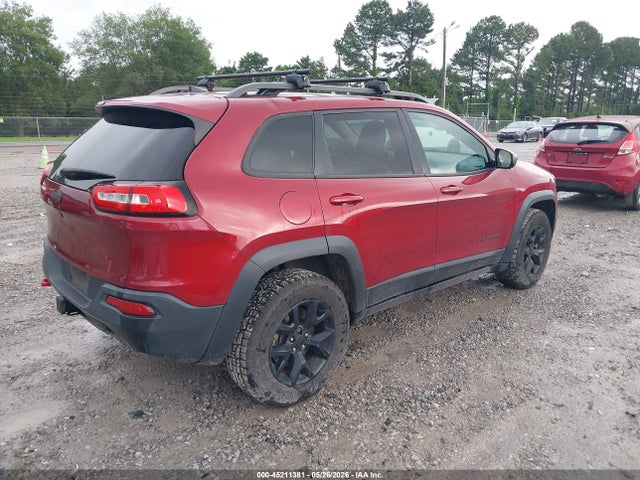 2016 Jeep Cherokee Trailhawk მანქანა იყიდება აუქციონზე, vin: 1C4PJMBS1GW120799, აუქციონის ნომერი: 45211381