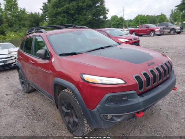 2016 Jeep Cherokee Trailhawk მანქანა იყიდება აუქციონზე, vin: 1C4PJMBS1GW120799, აუქციონის ნომერი: 45211381