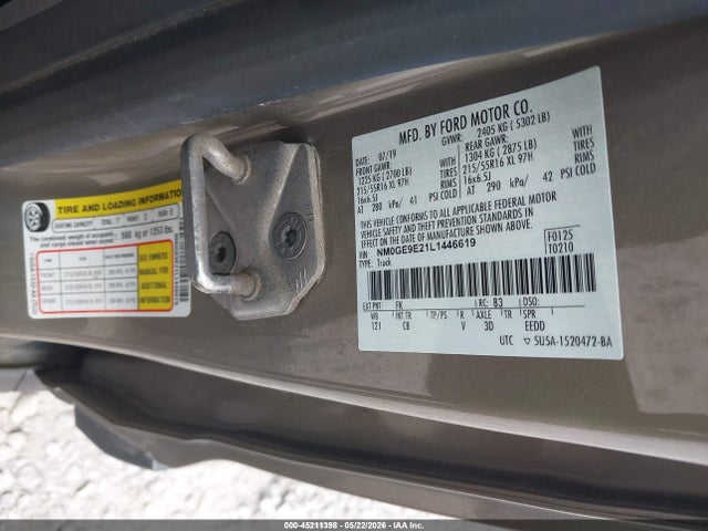 Aukcja sprzedaży 2020 Ford Transit Connect Xl Passenger, vin: NM0GE9E21L1446619, numer aukcji: 45211398