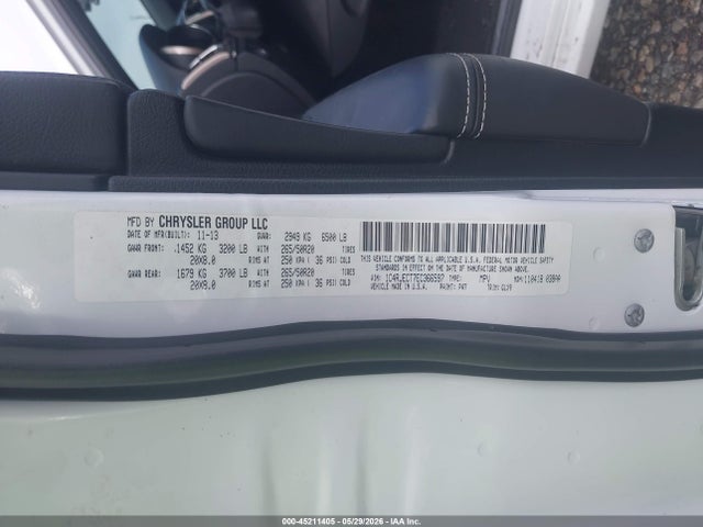 Продаж на аукціоні авто 2014 Jeep Grand Cherokee Overland, vin: 1C4RJECT7EC366597, номер лоту: 45211405
