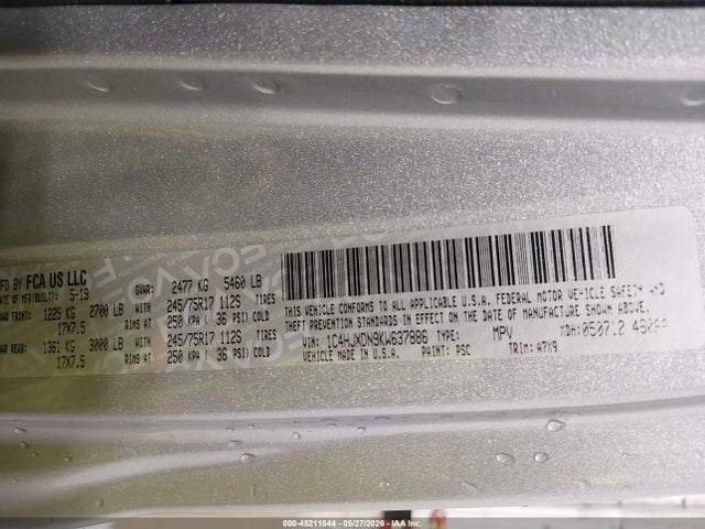 1C4HJXDN9KW637886 Jeep Wrangler Unlimited Sport S 4x4