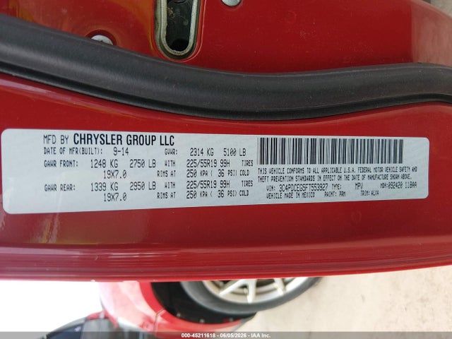 Продажа на аукционе авто 2015 Dodge Journey R/t, vin: 3C4PDCEG5FT553927, номер лота: 45211618