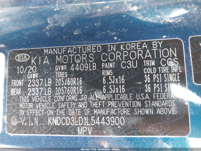 KIA Niro Plug-in Hybrid Ex 2020 KNDCD3LD1L5443900 Image 9