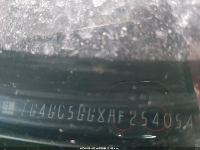 Продаж на аукціоні авто 2010 Buick Lacrosse Cxl, vin: 1G4GC5GG8AF254054, номер лоту: 45211809
