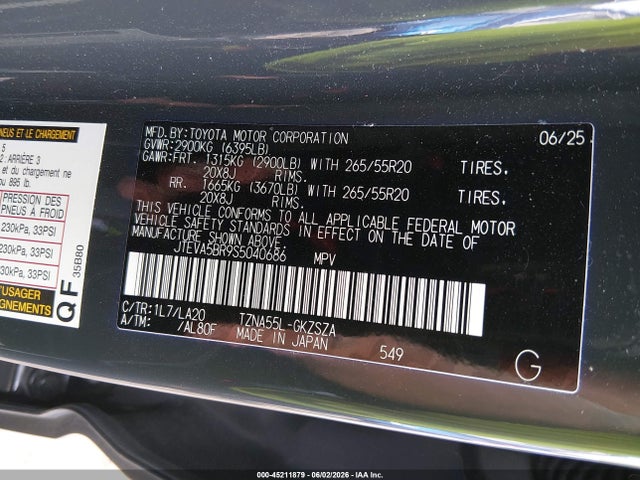 Toyota 4runner Limited 2025 JTEVA5BR9S5040686 Image 9