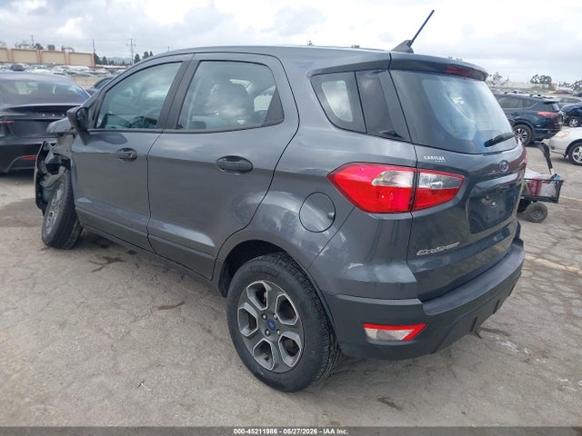 Aukcja sprzedaży 2021 Ford Ecosport S, vin: MAJ3S2FEXMC407565, numer aukcji: 45211986