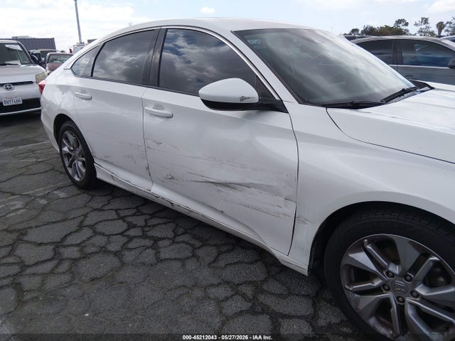 2018 Honda Accord Lx მანქანა იყიდება აუქციონზე, vin: 1HGCV1F13JA040672, აუქციონის ნომერი: 45212043