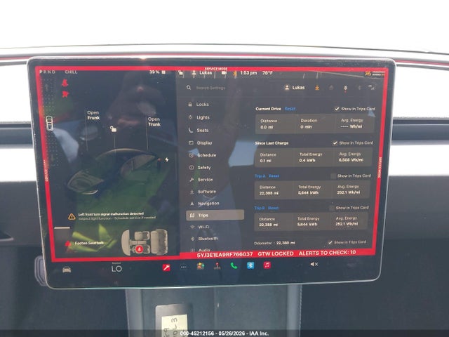 Продаж на аукціоні авто 2024 Tesla Model 3 Long Range Dual Motor All-wheel Drive/rear-wheel Drive, vin: 5YJ3E1EA9RF766037, номер лоту: 45212156