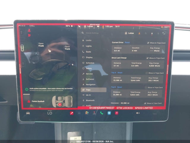 Продаж на аукціоні авто 2024 Tesla Model 3 Long Range Dual Motor All-wheel Drive/rear-wheel Drive, vin: 5YJ3E1EA9RF766037, номер лоту: 45212156