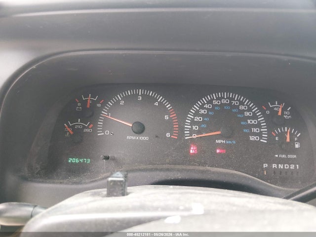 1999 Dodge Dakota Slt/sport მანქანა იყიდება აუქციონზე, vin: 1B7GG22YXXS153685, აუქციონის ნომერი: 45212181