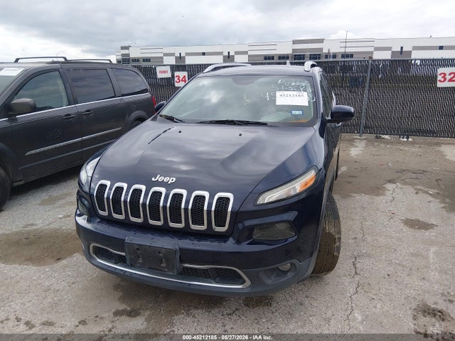 2016 Jeep Cherokee Limited მანქანა იყიდება აუქციონზე, vin: 1C4PJLDB9GW206997, აუქციონის ნომერი: 45212185
