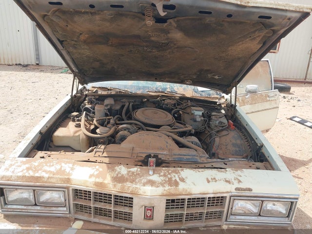 45212234 :رقم المزاد ، 1G3AX69Y1BM259717 vin ، 1981 Oldsmobile 98 Regency مزاد بيع